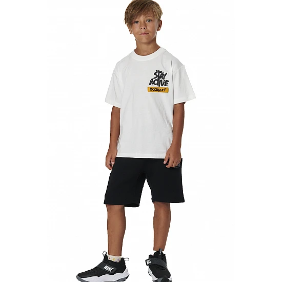 ΠΑΙΔΙΚΗ ΒΕΡΜΟΥΔΑ TECH FLEECE ΓΙΑ ΑΓΟΡΙΑ Body Action 034604-01-BLACK