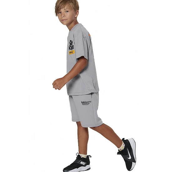 ΠΑΙΔΙΚΗ ΒΕΡΜΟΥΔΑ TECH FLEECE ΓΙΑ ΑΓΟΡΙΑ Body Action 034604-01-ULTIMATE GREY