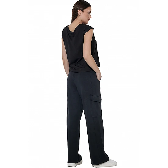 ΓΥΝΑΙΚΕΙΟ CROP ΑΜΑΝΙΚΟ Body Action 041619-01-BLACK