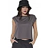 ΓΥΝΑΙΚΕΙΟ CROP ΑΜΑΝΙΚΟ Body Action 041619-01-STEEL GREY