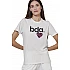 ΓΥΝΑΙΚΕΙΟ ΒΑΜΒΑΚΕΡΟ T-SHIRT Body Action 051618-01-STAR WHITE