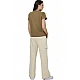 ΓΥΝΑΙΚΕΙΟ PIQUE T-SHIRT Body Action 051623-01-COVERT GREEN