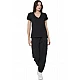 ΓΥΝΑΙΚΕΙΟ V-NECK T-SHIRT Body Action 051627-01-BLACK