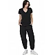 ΓΥΝΑΙΚΕΙΟ V-NECK T-SHIRT Body Action 051627-01-BLACK