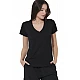 ΓΥΝΑΙΚΕΙΟ V-NECK T-SHIRT Body Action 051627-01-BLACK