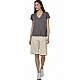 ΓΥΝΑΙΚΕΙΟ V-NECK T-SHIRT Body Action 051627-01-STEEL GREY