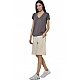 ΓΥΝΑΙΚΕΙΟ V-NECK T-SHIRT Body Action 051627-01-STEEL GREY