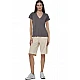 ΓΥΝΑΙΚΕΙΟ V-NECK T-SHIRT Body Action 051627-01-STEEL GREY
