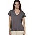 ΓΥΝΑΙΚΕΙΟ V-NECK T-SHIRT Body Action 051627-01-STEEL GREY