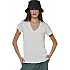 ΓΥΝΑΙΚΕΙΟ V-NECK T-SHIRT Body Action 051627-01-WHITE ALYSSUM