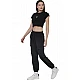 ΓΥΝΑΙΚΕΙΟ CROP T-SHIRT Body Action 051628-01-BLACK