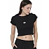 ΓΥΝΑΙΚΕΙΟ CROP T-SHIRT Body Action 051628-01-BLACK