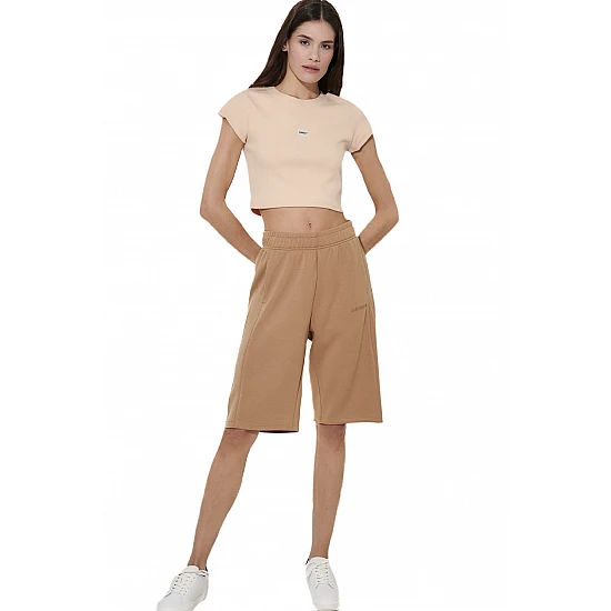 ΓΥΝΑΙΚΕΙΟ CROP T-SHIRT Body Action 051628-01-PEACH TAFFY