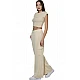 ΓΥΝΑΙΚΕΙΟ CROP T-SHIRT Body Action 051628-01-SUMMER SAND