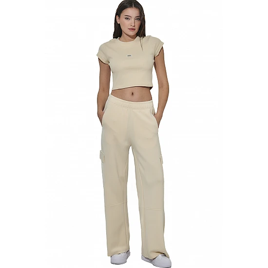 ΓΥΝΑΙΚΕΙΟ CROP T-SHIRT Body Action 051628-01-SUMMER SAND