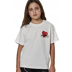 ΠΑΙΔΙΚΟ T-SHIRT ΓΙΑ ΚΟΡΙΤΣΙΑ Body Action 052604-01-WHITE ALYSSUM