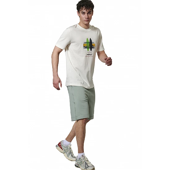 ΑΝΔΡΙΚΟ ΚΛΑΣΙΚΟ T-SHIRT Body Action 053623-01-WHITE ALYSSUM