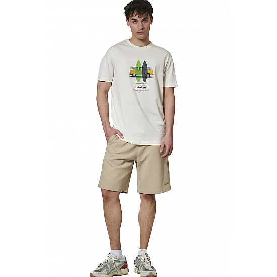 ΑΝΔΡΙΚΟ ΚΛΑΣΙΚΟ T-SHIRT Body Action 053623-01-WHITE ALYSSUM
