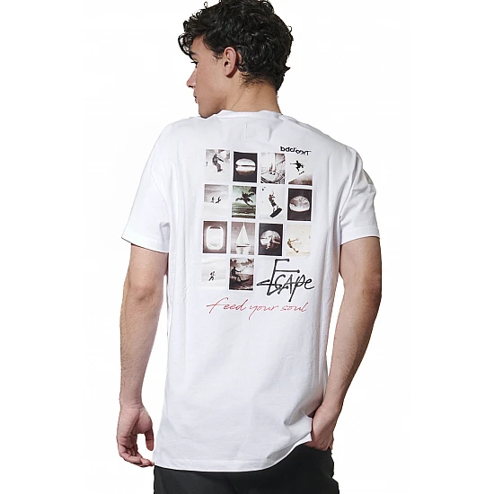 ΑΝΔΡΙΚΟ T-SHIRT Body Action 053628-01-WHITE
