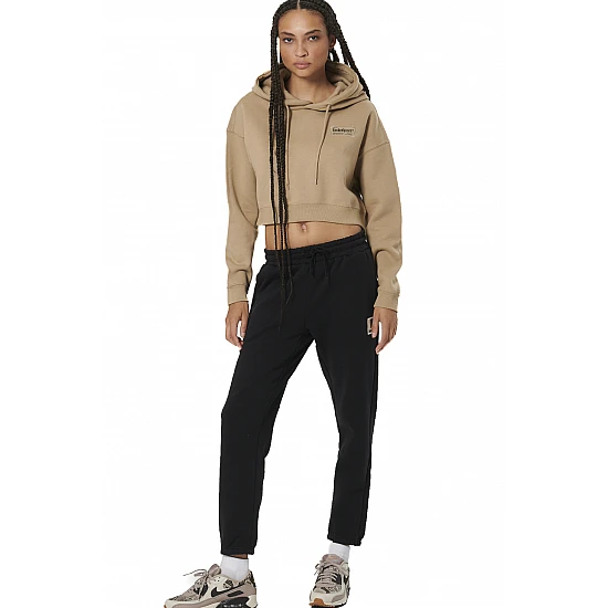 ΓΥΝΑΙΚΕΙΟ CROPPED ΦΟΥΤΕΡ ΜΕ ΚΟΥΚΟΥΛΑ Body Action 061524-01-TEAK BEIGE