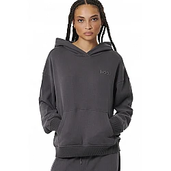 ΓΥΝΑΙΚΕΙΟ ΦΟΥΤΕΡ ΜΕ ΚΟΥΚΟΥΛΑ Body Action 061525-01-PINSTRIPE GREY