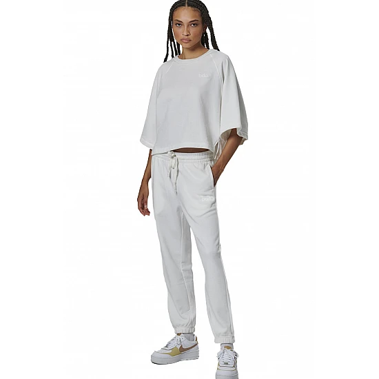 ΓΥΝΑΙΚΕΙΑ CROPPED ΜΠΛΟΥΖΑ  Body Action 061526-01-STAR WHITE