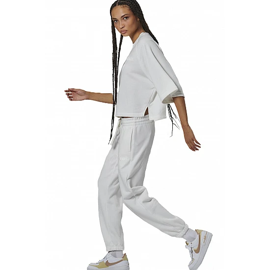 ΓΥΝΑΙΚΕΙΑ CROPPED ΜΠΛΟΥΖΑ  Body Action 061526-01-STAR WHITE