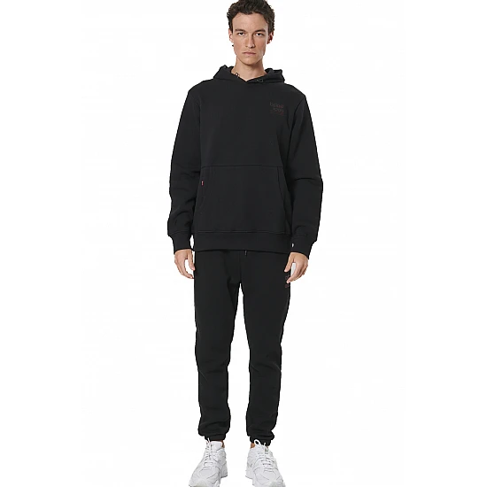 ΑΝΔΡΙΚΟ FLEECE ΦΟΥΤΕΡ ΜΕ ΚΟΥΚΟΥΛΑ  Body Action 063514-01-BLACK