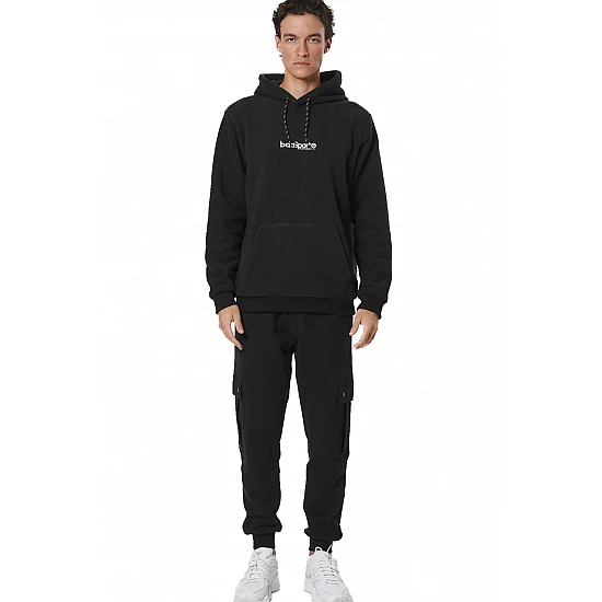 ΑΝΔΡΙΚΟ SHERPA ΦΟΥΤΕΡ ΜΕ ΚΟΥΚΟΥΛΑ Body Action 063516-01-BLACK