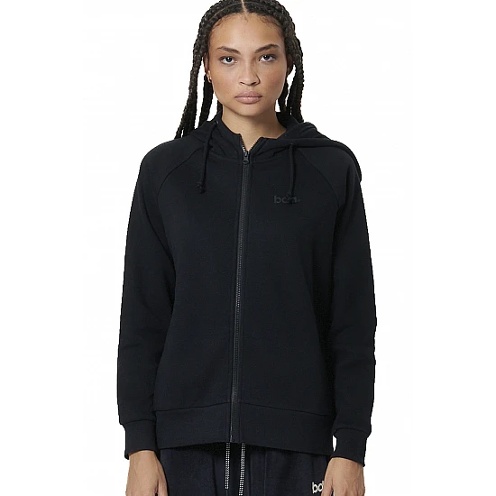 ΓΥΝΑΙΚΕΙΑ FLEECE ΖΑΚΕΤΑ ΜΕ ΚΟΥΚΟΥΛΑ  Body Action 071520-01-BLACK