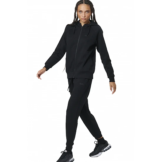 ΓΥΝΑΙΚΕΙΑ FLEECE ΖΑΚΕΤΑ ΜΕ ΚΟΥΚΟΥΛΑ  Body Action 071520-01-BLACK