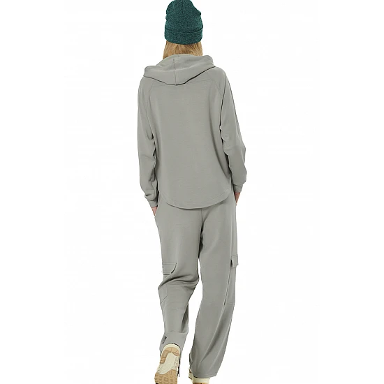 ΓΥΝΑΙΚΕΙΑ MODAL ΖΑΚΕΤΑ ΜΕ ΚΟΥΚΟΥΛΑ Body Action 071524-01-FOG GREEN