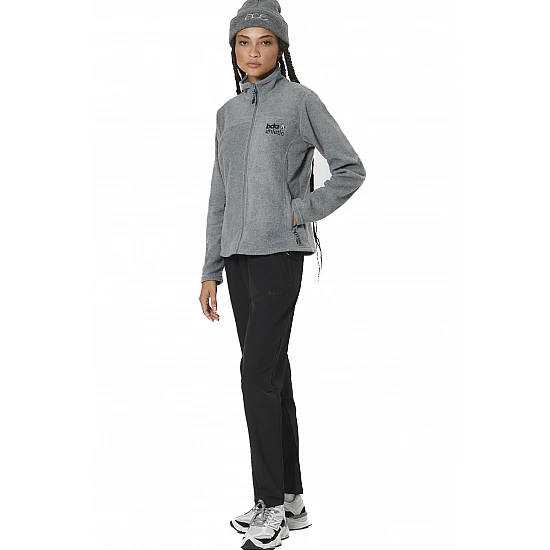 ΓΥΝΑΙΚΕΙΑ POLAR FLEECE ΖΑΚΕΤΑ Body Action 071525-01-DARK MELANGE GREY