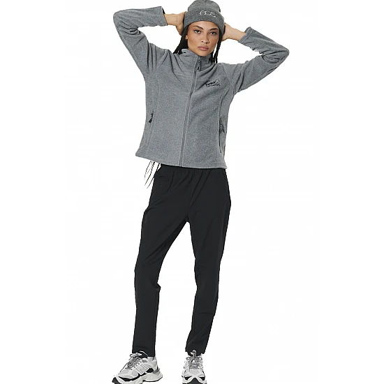 ΓΥΝΑΙΚΕΙΑ POLAR FLEECE ΖΑΚΕΤΑ Body Action 071525-01-DARK MELANGE GREY