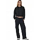 ΓΥΝΑΙΚΕΙΑ CROPPED ZΑΚΕΤΑ ΜΕ ΚΟΥΚΟΥΛΑ Body Action 071528-01-BLACK