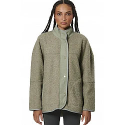 ΓΥΝΑΙΚΕΙΑ OVERSIZED BOUCLE-FLEECE ΖΑΚΕΤΑ Body Action 071530-01-FOG GREEN