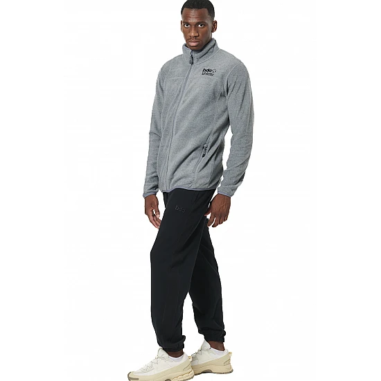 ΑΝΔΡΙΚΗ POLAR FLEECE ΖΑΚΕΤΑ Body Action 073524-01-DARK MELANGE GREY