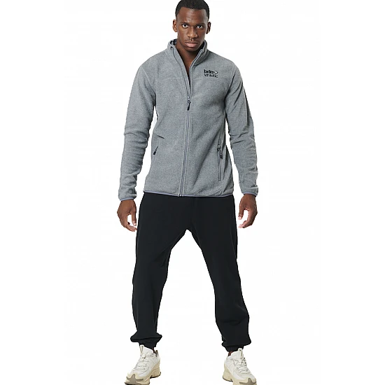 ΑΝΔΡΙΚΗ POLAR FLEECE ΖΑΚΕΤΑ Body Action 073524-01-DARK MELANGE GREY