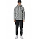 ΑΝΔΡΙΚΗ KNIT FLEECE ΖΑΚΕΤΑ ΜΕ ΚΟΥΚΟΥΛΑ Body Action 073528-01-CHALK GREY HEATHER