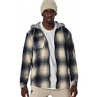 ΑΝΔΡΙΚΟ FLEECE ΠΟΥΚΑΜΙΣΟ ΚΑΡΟ  Body Action 073532-01-ECRU NAVY