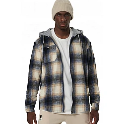 ΑΝΔΡΙΚΟ FLEECE ΠΟΥΚΑΜΙΣΟ ΚΑΡΟ  Body Action 073532-01-ECRU NAVY