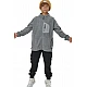 ΠΑΙΔΙΚΗ POLAR FLEECE ΖΑΚΕΤΑ ΓΙΑ ΑΓΟΡΙΑ Body Action 074505-01-DARK MELANGE GREY