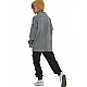 ΠΑΙΔΙΚΗ POLAR FLEECE ΖΑΚΕΤΑ ΓΙΑ ΑΓΟΡΙΑ Body Action 074505-01-DARK MELANGE GREY