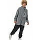 ΠΑΙΔΙΚΗ POLAR FLEECE ΖΑΚΕΤΑ ΓΙΑ ΑΓΟΡΙΑ Body Action 074505-01-DARK MELANGE GREY