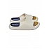 UNISEX SUMMER SLIDES Body Action 093610-01-ECRU WHITE