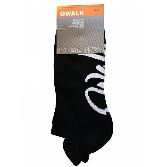 Ανδρική Κάλτσα  WALK SOCKS W124-1 Μαύρη