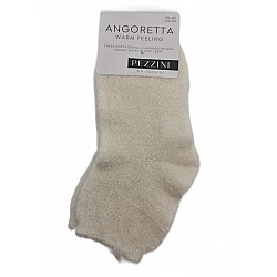 Γυναικεία  Κάλτσα Σοσόνι Απαλή Ακρυλική One Size 35-40 ANGORETTA PEZZINI DCZ-605 ΕΚΡΟΥ
