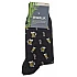 Ανδρική Κάλτσα bamboo με Σχέδιο WALK W304-39-16 ΚΑΦΕ