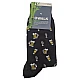 Ανδρική Κάλτσα bamboo με Σχέδιο WALK W304-39-16 ΚΑΦΕ