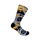 Ανδρική Κάλτσα bamboo PRINTED One Size Σχέδιο 41-45 Μαλακό Λάστιχο WALK 3SIXTY S500-8 ΓΚΡΙ